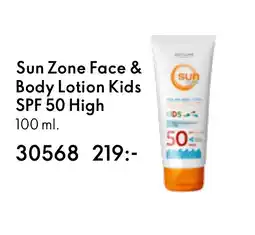 Oriflame Sun Zone Face & Body Lotion Kids SPF 50 High erbjuda
