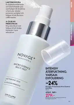 Oriflame Novage+ Proceuticals Micro Essence Multi Mist erbjuda