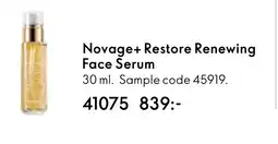 Oriflame Novage+ Restore Renewing Face Serum erbjuda