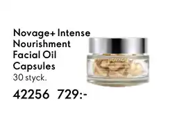 Oriflame Novage+ Intense Nourishment Facial Oil Capsules erbjuda