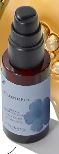 Oriflame Wellosophy Relax & Recharge Sleep Face Elixir erbjuda