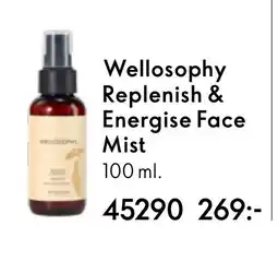 Oriflame Wellosophy Replenish & Energise Face Mist erbjuda