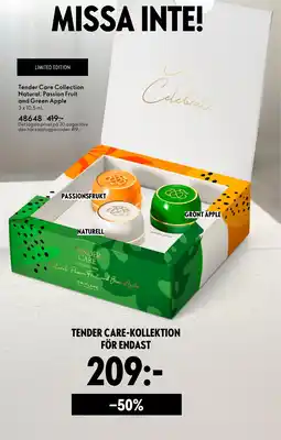 Oriflame Tender Care Collection Natural, Passion Fruit and Green Apple erbjuda