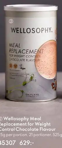Oriflame Wellosophy Meal Replacement for Weight Control Chocolate Flavour erbjuda