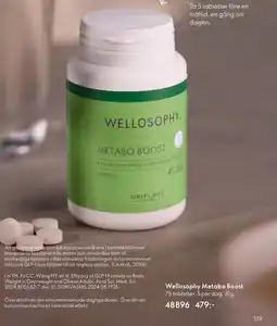 Oriflame Wellosophy Metabo Boost erbjuda