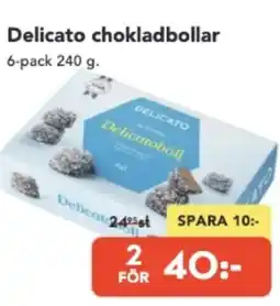 Bo Ohlsson Delicato chokladbollar erbjuda