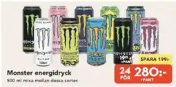 Bo Ohlsson Monster energidryck erbjuda