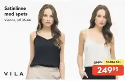 Bo Ohlsson Satinlinne med spets erbjuda