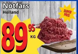 Supergrossen Nötfärs erbjuda