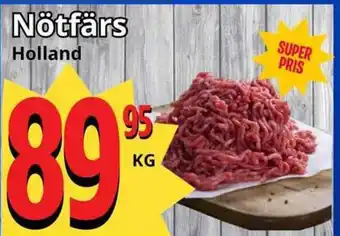 Supergrossen Nötfärs erbjuda