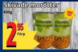 Supergrossen Skivade morötter erbjuda