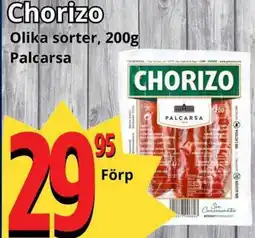 Supergrossen Chorizo erbjuda