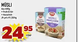 Supergrossen MÜSLI erbjuda