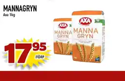 Supergrossen Mannagryn erbjuda