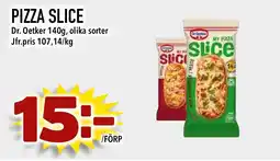 Supergrossen Pizza slice erbjuda