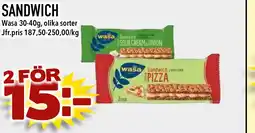 Supergrossen Sandwich erbjuda