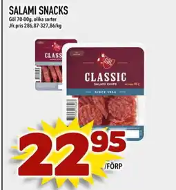 Prisma Mat Salami snacks erbjuda