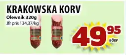 Matvärlden Tensta Krakowska korv erbjuda