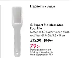 Oriflame Expert Stainless Steel Foot File erbjuda