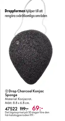 Oriflame Drop Charcoal Konjac Sponge erbjuda