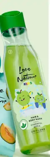 Oriflame Love Nature Kids Hair & Body Wash Cheerful Apple erbjuda
