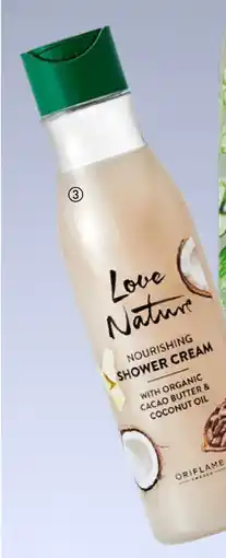 Oriflame Love Nature Nourishing Shower Cream with Organic Cacao Butter & Coconut Oil erbjuda