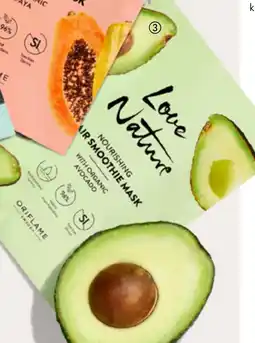 Oriflame Love Nature Nourishing Hair Smoothie Mask with Organic Avocado erbjuda