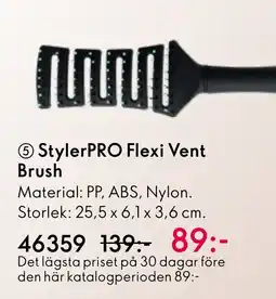 Oriflame Styler PRO Flexi Vent Brush erbjuda