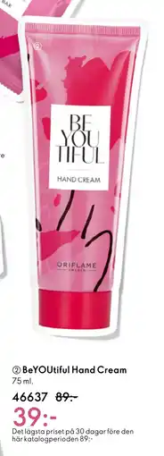 Oriflame BeYOUtiful Hand Cream erbjuda