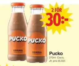 Matöppet Pucko erbjuda