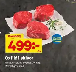 City Gross Oxfilé i skivor erbjuda