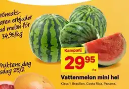 City Gross Vattenmelon mini hel erbjuda