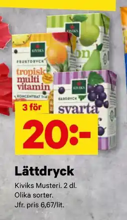 City Gross Lättdryck erbjuda