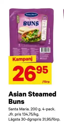 City Gross Asian Steamed Buns erbjuda