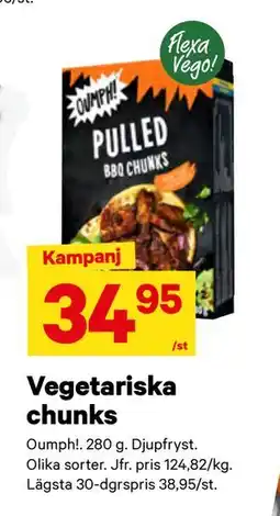 City Gross Vegetariska chunks erbjuda