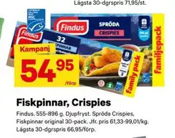 City Gross Fiskpinnar, Crispies erbjuda
