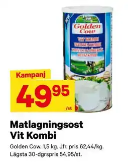 City Gross Matlagningsost Vit Kombi erbjuda