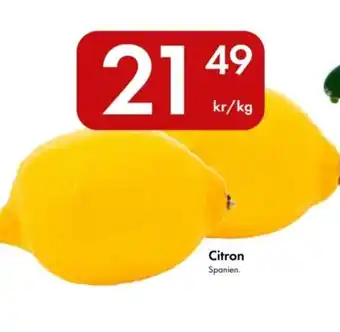Snabbgross Citron erbjuda
