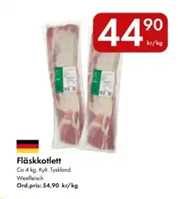 Snabbgross Fläskkotlett erbjuda