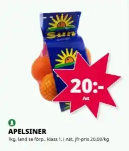 Tempo Apelsiner erbjuda