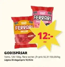 Tempo TOMS Godispåsar erbjuda