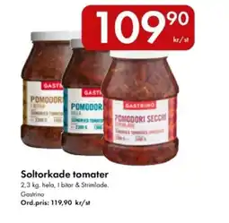Snabbgross GASTRINO Soltorkade tomater erbjuda