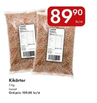 Snabbgross LAZZAT Kikärtor erbjuda