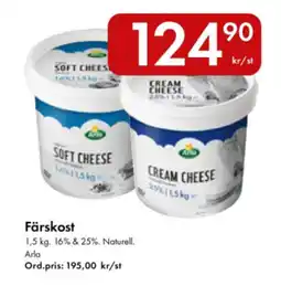 Snabbgross ARLA Färskost erbjuda