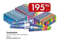 Snabbgross MENTOS Godistablett erbjuda