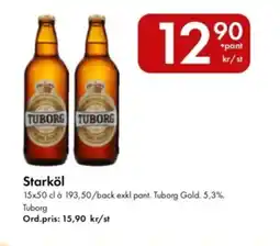Snabbgross TUBORG Starköl erbjuda