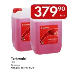 Snabbgross GREENPRO Torkmedel erbjuda