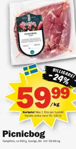 Pekås DOLSJÖFORS Picnicbog erbjuda