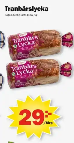 Pekås Tranbärslycka erbjuda