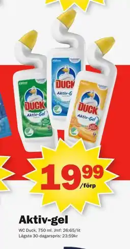 Pekås Aktiv-gel erbjuda